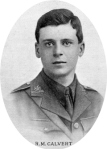 2nd Lt. Robert Calvert. The Times 21/7/1916.  Thanks to 