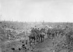 Cavalry passing through ruins of Guillemont 12.10.16 IWM Q60620