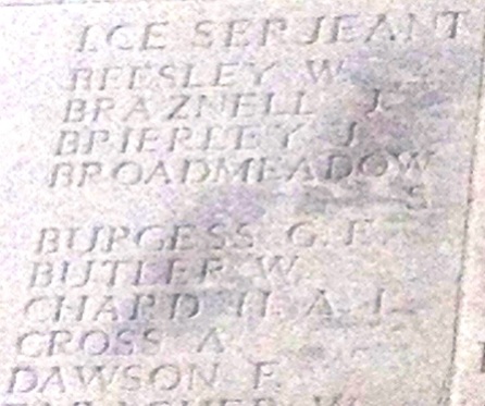 Inscription on Thiepval Memorial