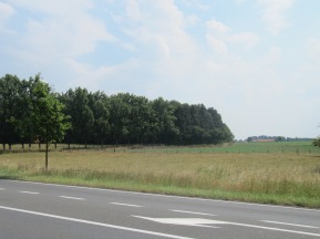 The fields south of the Menin Road