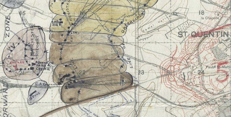 Manchester Hill Defences 90th Brigade War Diary