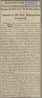 Inspection by Brig Gen Hamilton Manchester Evening News 23 July 1915